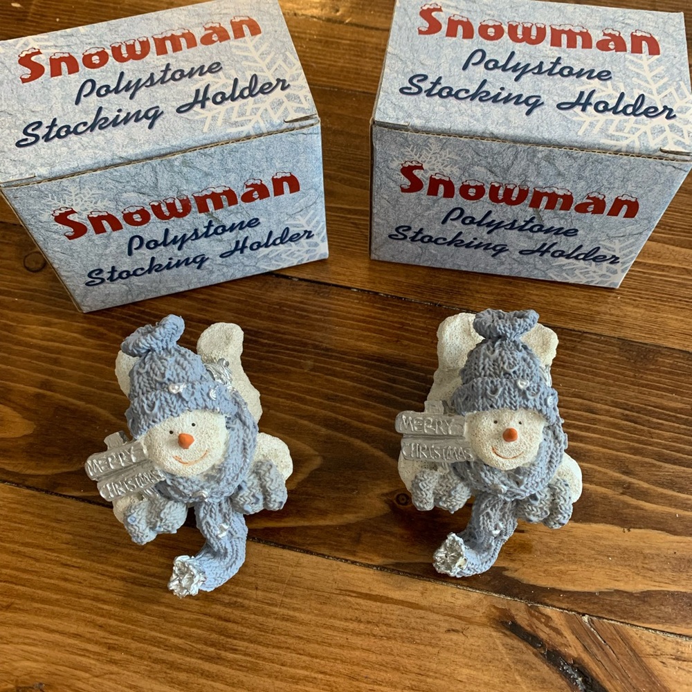 Snowman Stocking Holders